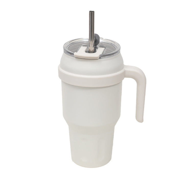 Women's Insulated To-Go Cup with Ergonomic Handle and Flexible Straw Kalsten