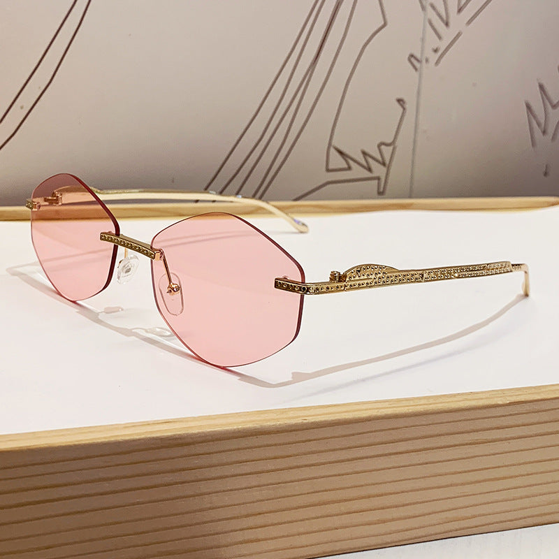 Women's extravagant sunglasses with sparkling accents Kalsten