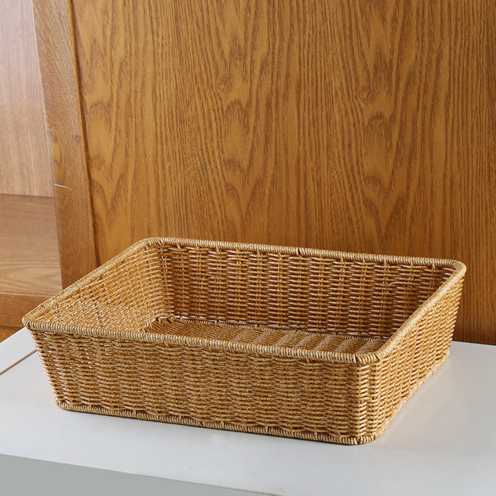Versatile Handwoven Storage Tray Kalsten