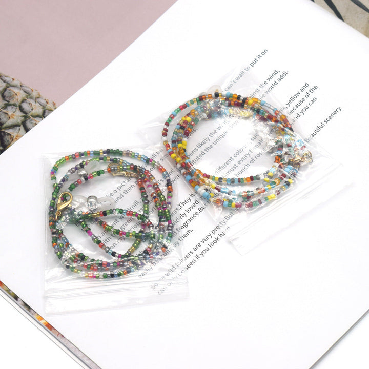 Colorful Multi-Textured Eyewear Chain Kalsten