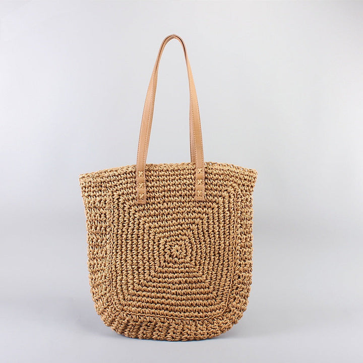 Large Braided Shopper Made of Natural Material Kalsten