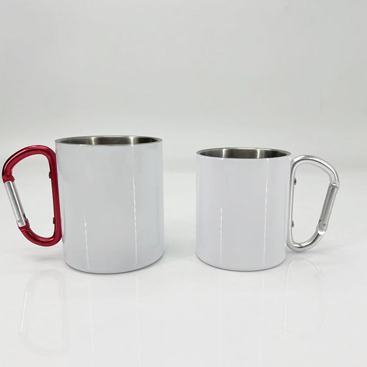 Women High-Quality Stainless Steel Drinking Cup with Carabiner Handle Kalsten