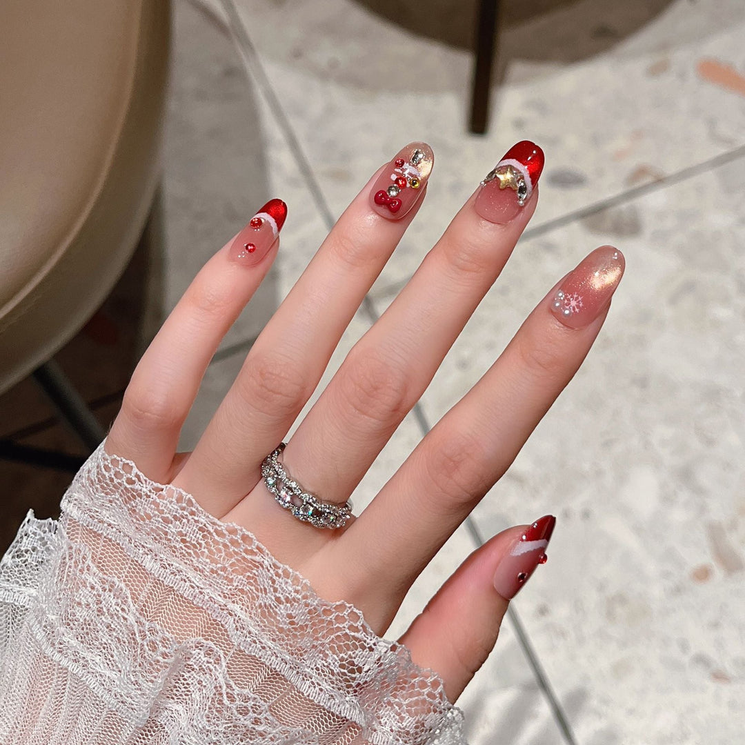 Themed Decorative Press-On Nail Art Kalsten