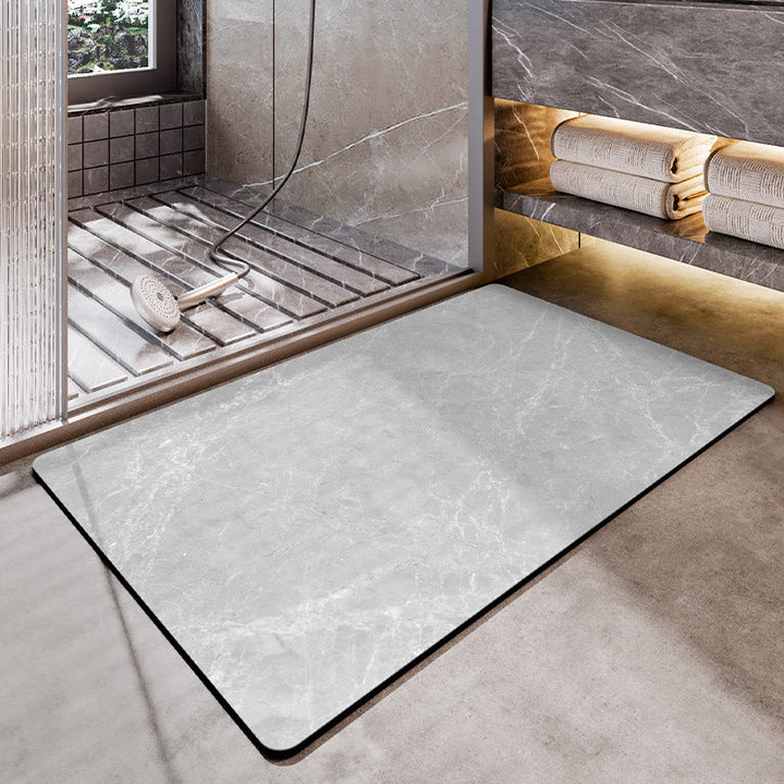 Marble Pattern Bath Mat Kalsten