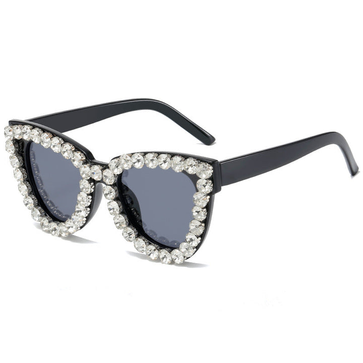 Women’s extravagant oversized sunglasses with crystal embellishments Kalsten