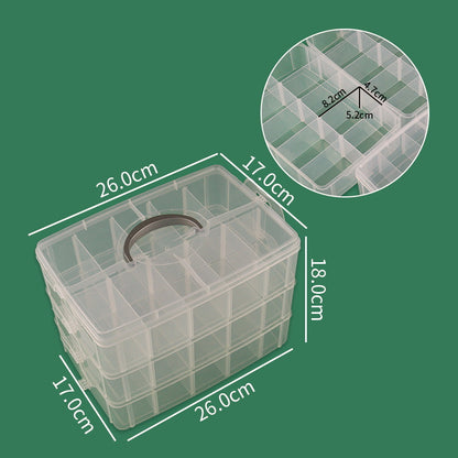 Multi-Section Craft Storage Box Acalora