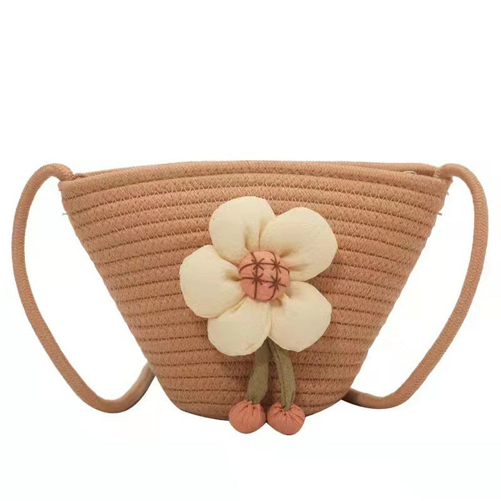 Flower-embellished shoulder bag Kalsten