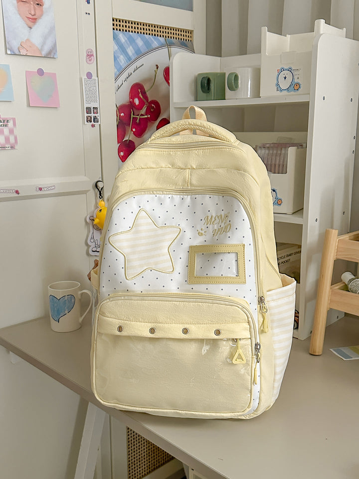 Children's Fun Star-Design School Backpack