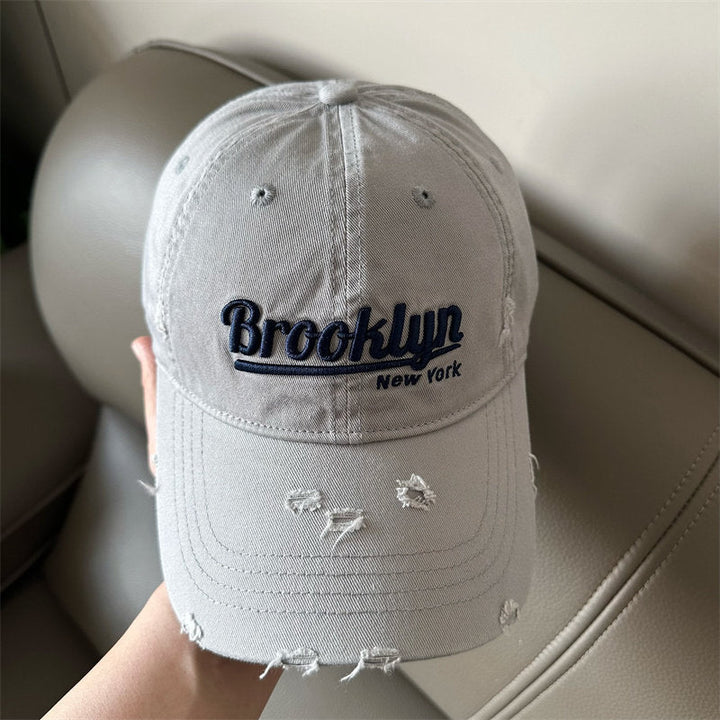 Men's Distressed Brooklyn Baseball Cap Kalsten