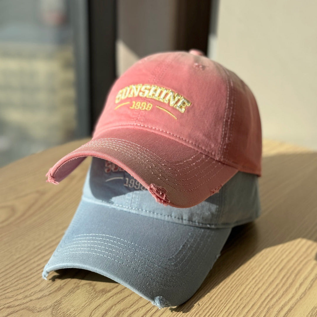 Women's Casual Distressed Baseball Cap Kalsten