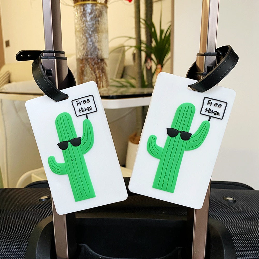 Fun Cactus-Themed Luggage Tag Kalsten