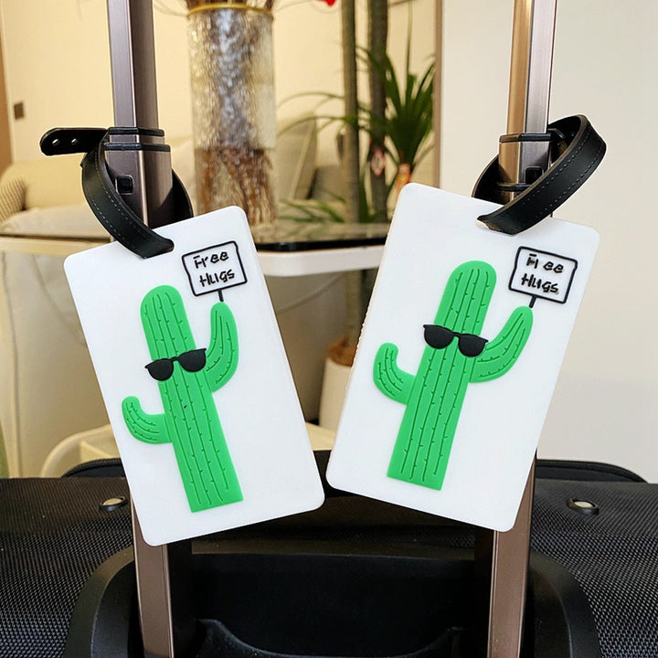 Fun Cactus-Themed Luggage Tag Kalsten