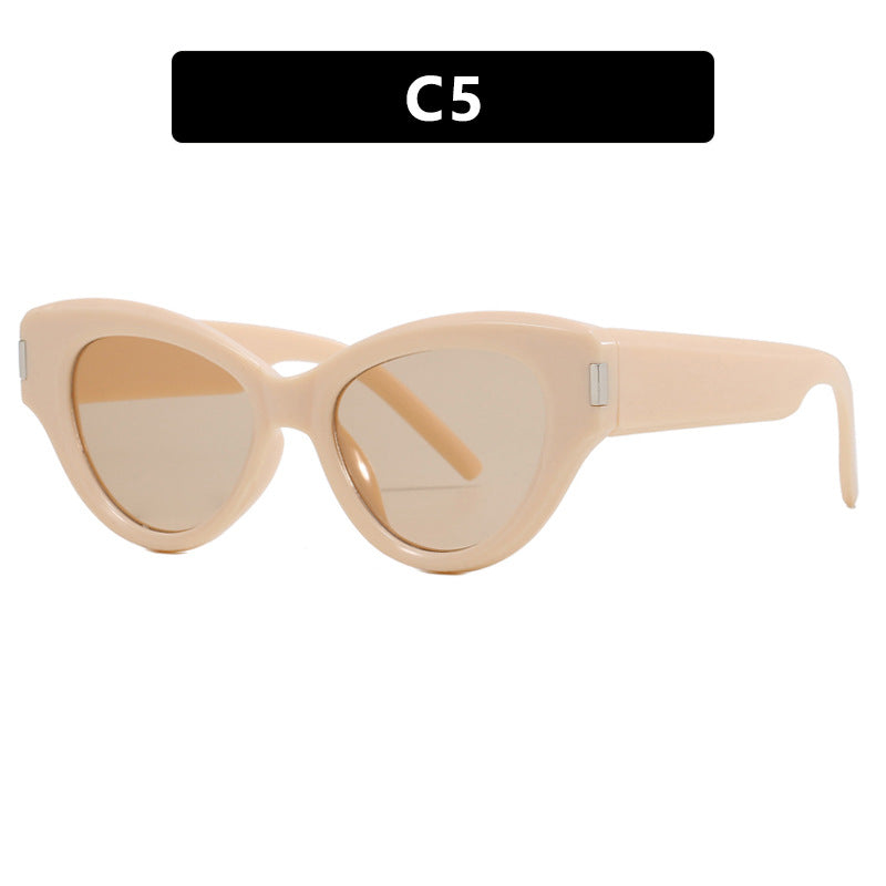Ladies stylish Cat-Eye sunglasses with transparent frame Kalsten