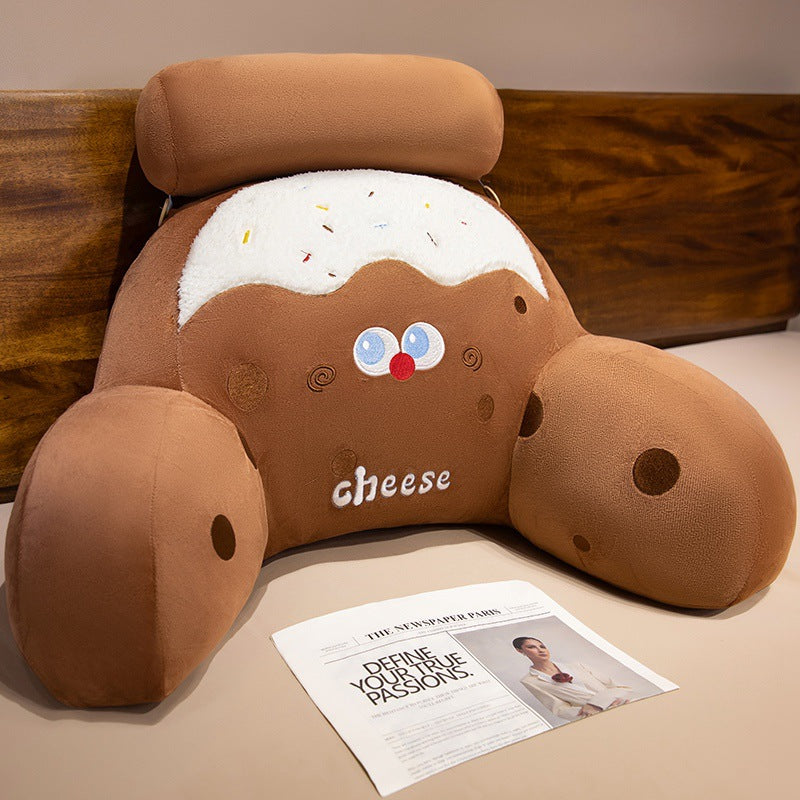Plush pillow with cheese design Kalsten