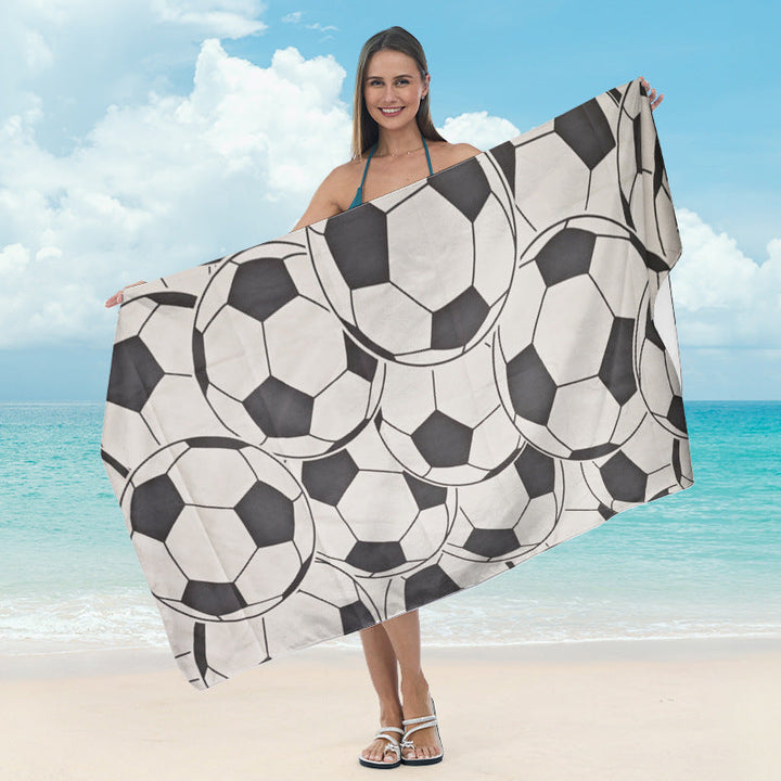 Beach towel with artistic mandala design Kalsten