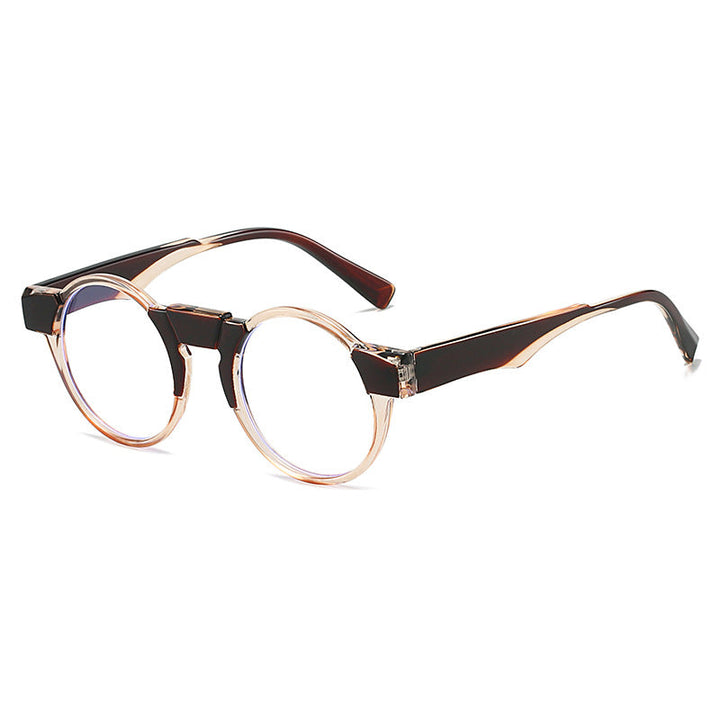 Women's fashionable reading glasses with innovative round frame design Kalsten