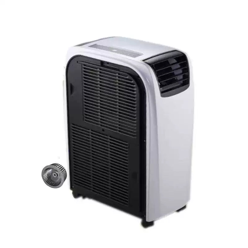 Unisex one size mobile room cooling unit with automatic evaporative dehumidifier programmable digital thermostat Kalsten