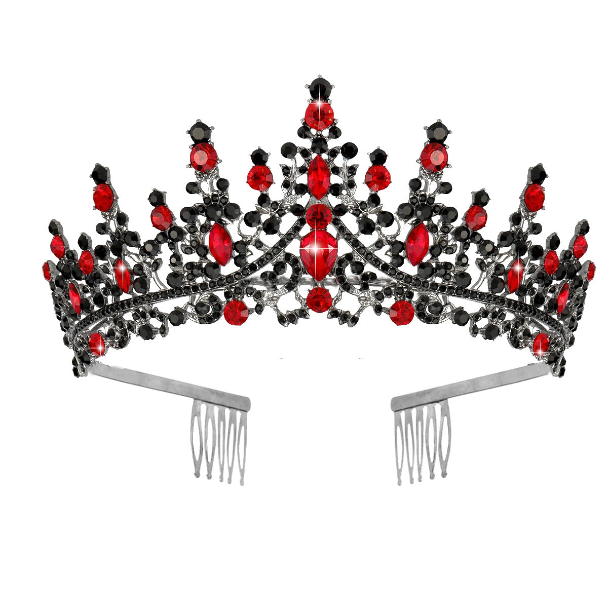 Ladies' Rhinestone Tiara with sparkling gemstone wreath
