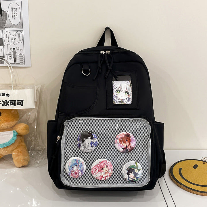 Anime Character-Themed School Backpack
