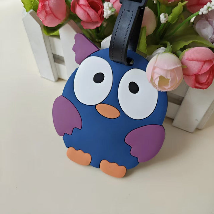 Unisex Luggage Tag with Eye-Catching Safety Message Kalsten