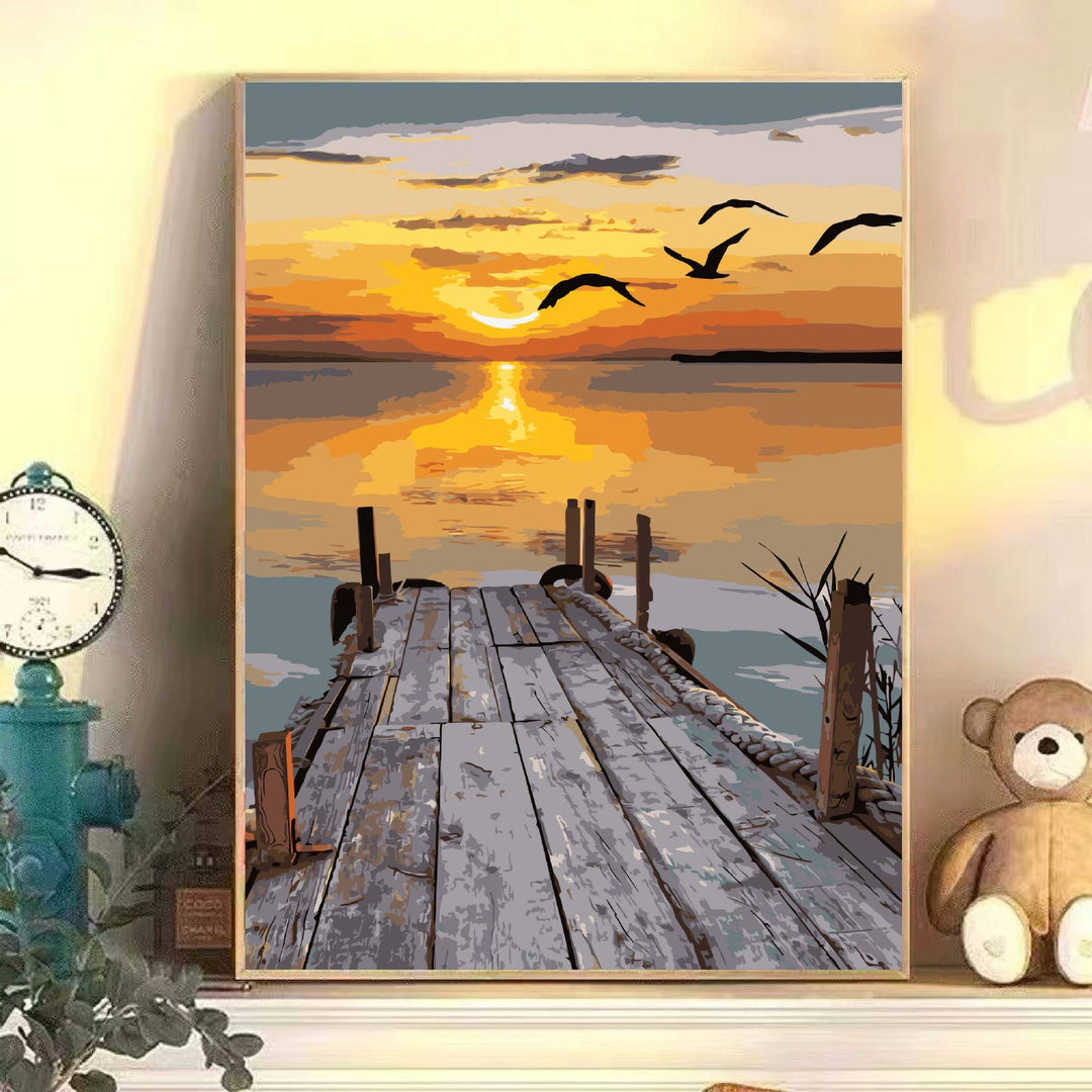 Scenic Landscape Art Canvas Print Kalsten