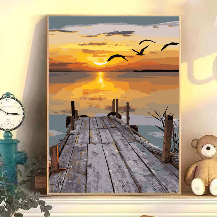 Scenic Landscape Art Canvas Print Kalsten