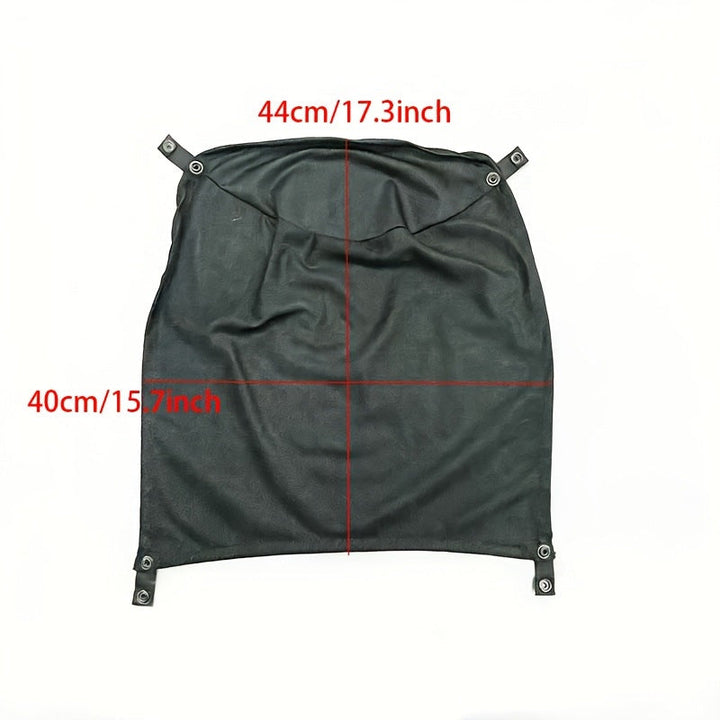 detachable breathable mesh canopy for front bicycle wicker basket with snap fasteners Kalsten