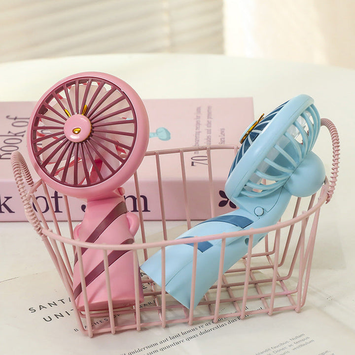 Women's Portable Mini Handheld Fan with Cute Design Kalsten
