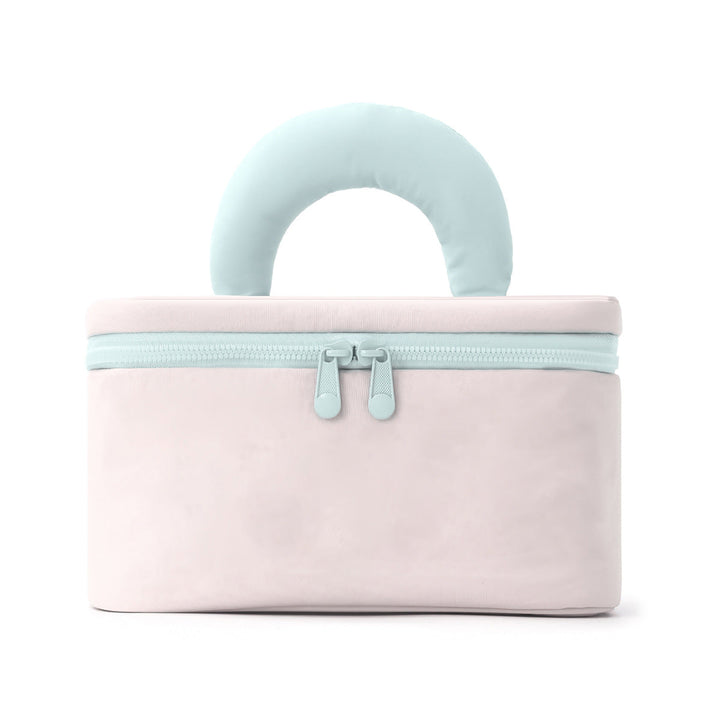 Cosmetic organizer with ergonomic carrying handle Kalsten