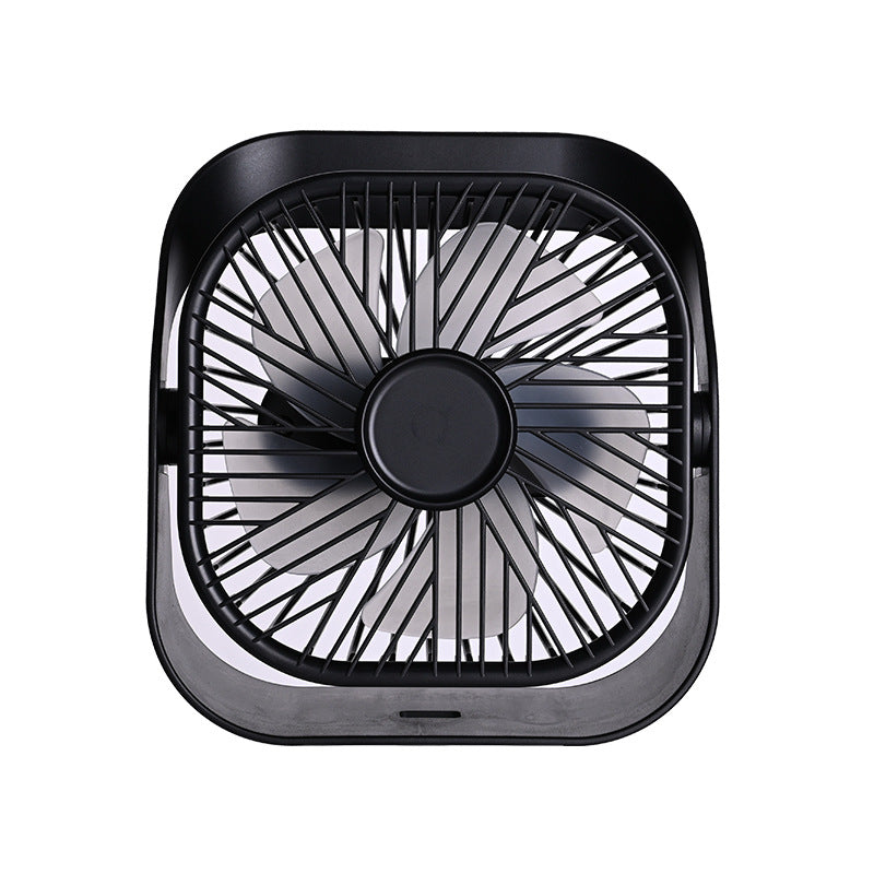 Unisex ceiling-mounted circular industrial fan with swivel carrying handle Kalsten