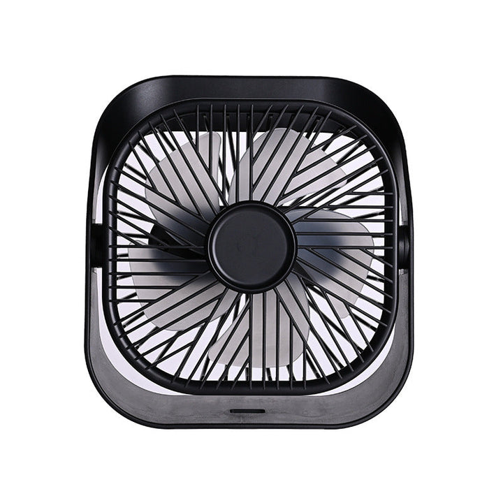 Unisex ceiling-mounted circular industrial fan with swivel carrying handle Kalsten
