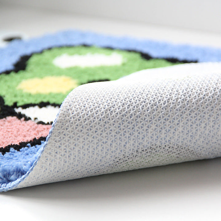 Playful Cartoon Bath Mat Kalsten