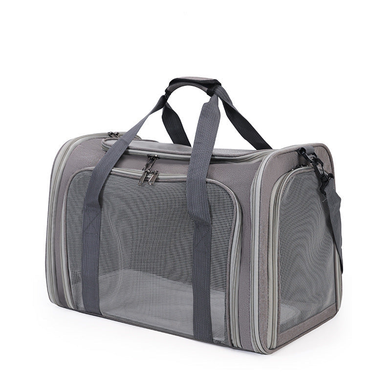 Unisex Pet Transport Bag with Breathable Mesh Kalsten