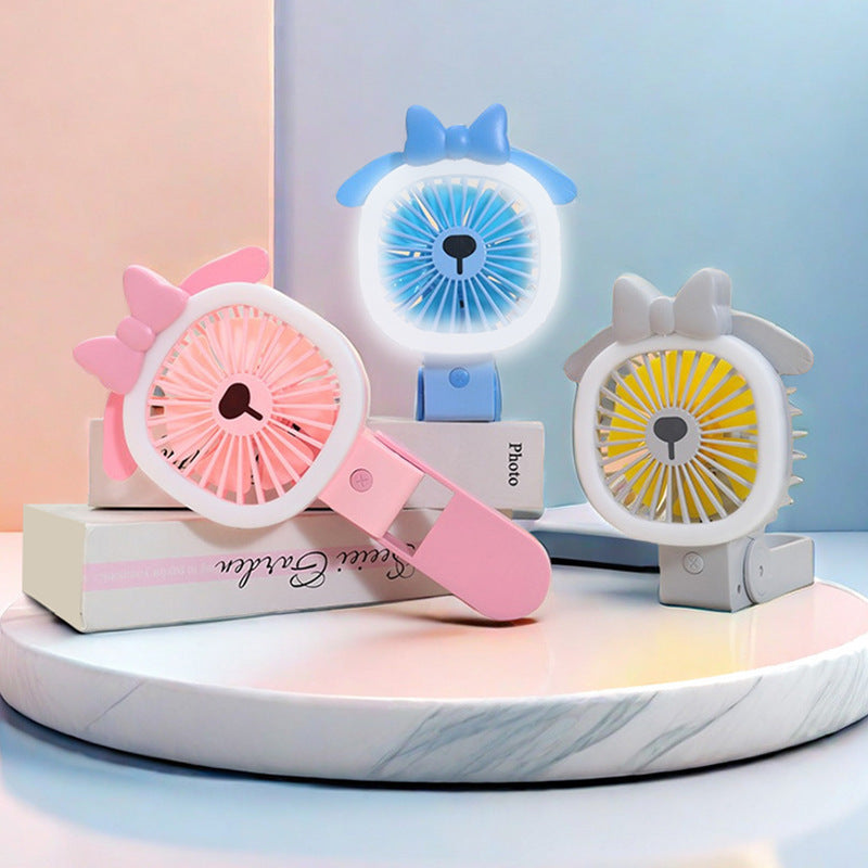 Women's Portable Handheld Fan with Cute Animal Design Kalsten