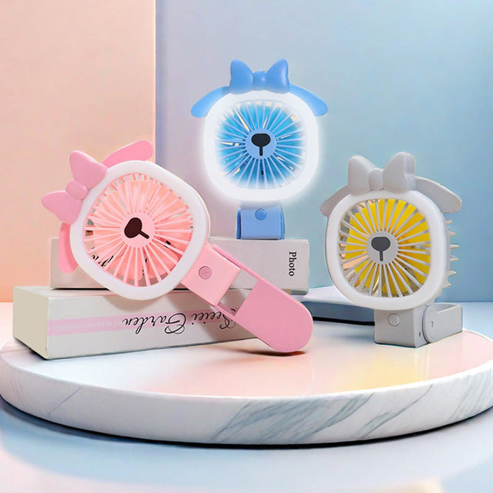 Women's Portable Handheld Fan with Cute Animal Design Kalsten