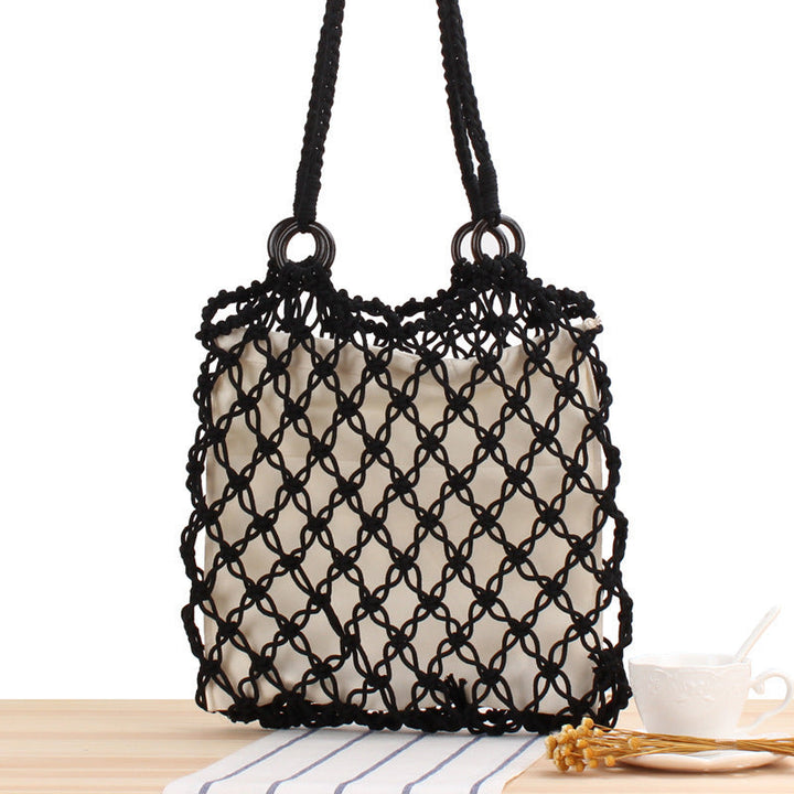 Fashionable Macrame Tote Bag Kalsten