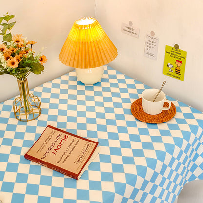 Checkered Pattern Dining Table Cloth
