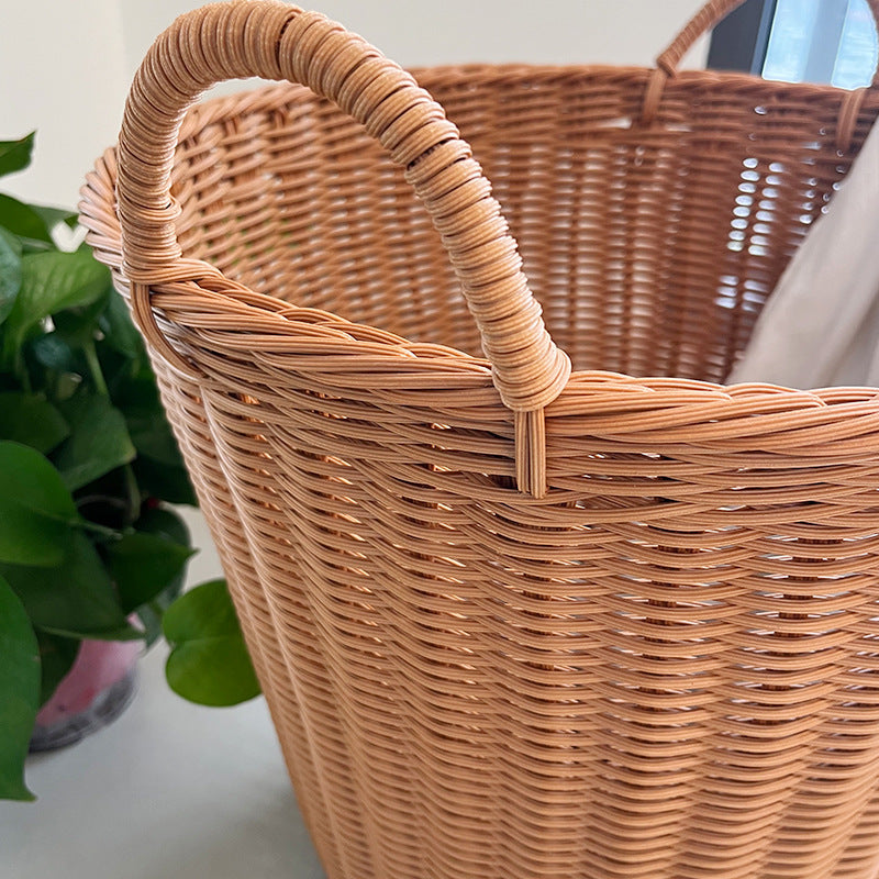 Women's Practical Storage Basket made of Woven Material Kalsten