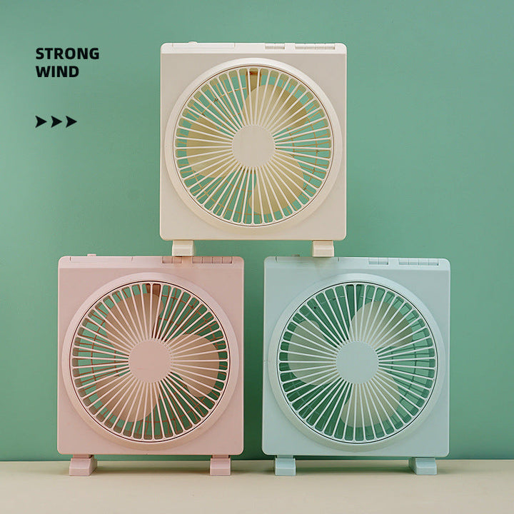 Ladies compact table fan with flexible tilt function Kalsten