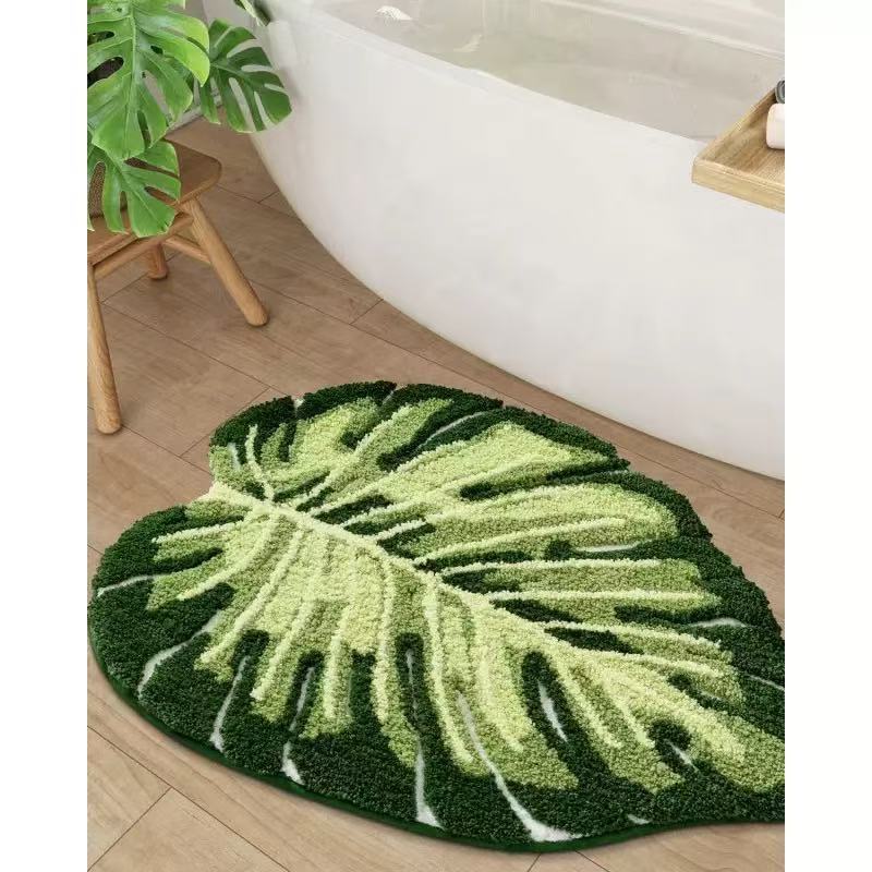 Lemon-Shaped Bath Mat Acalora