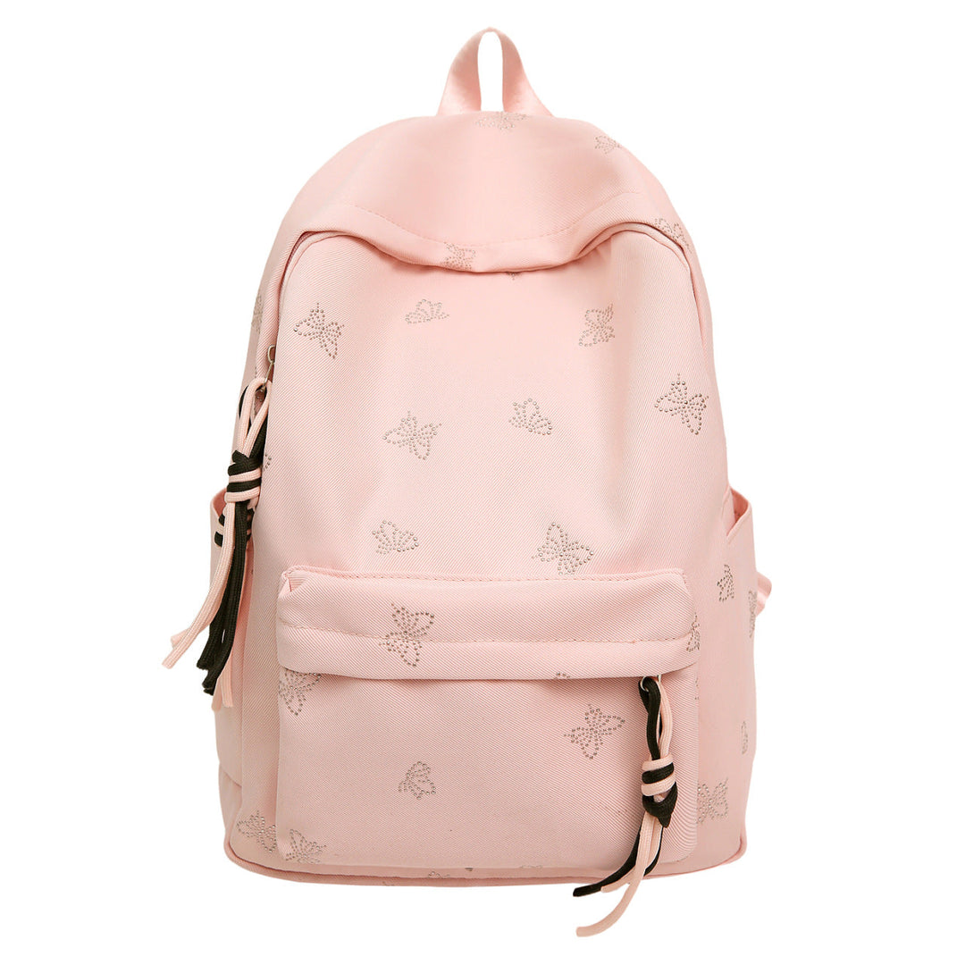 Fashionable backpack with shimmering butterfly design Kalsten