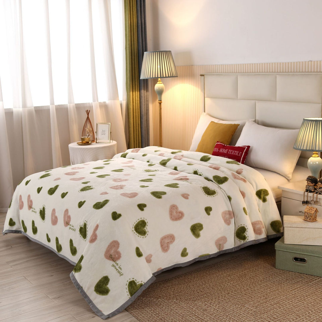 Women Patterned Bedspread with Elegant Houndstooth Optics Kalsten