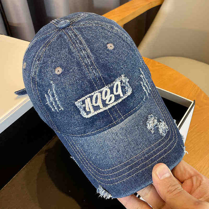 Women's Distressed Denim Cap Kalsten