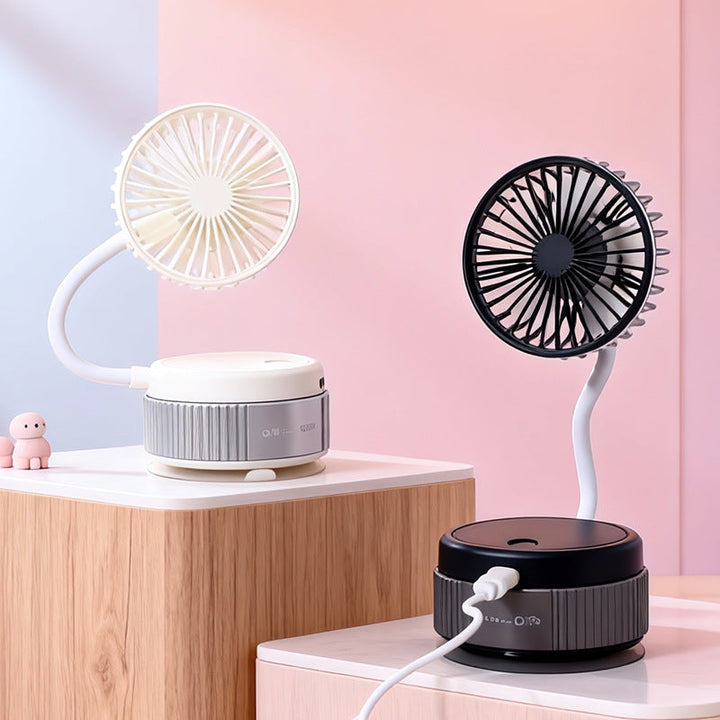 Ladies Portable Handheld Fan with Flexibly Adjustable Tilt Mechanism Kalsten