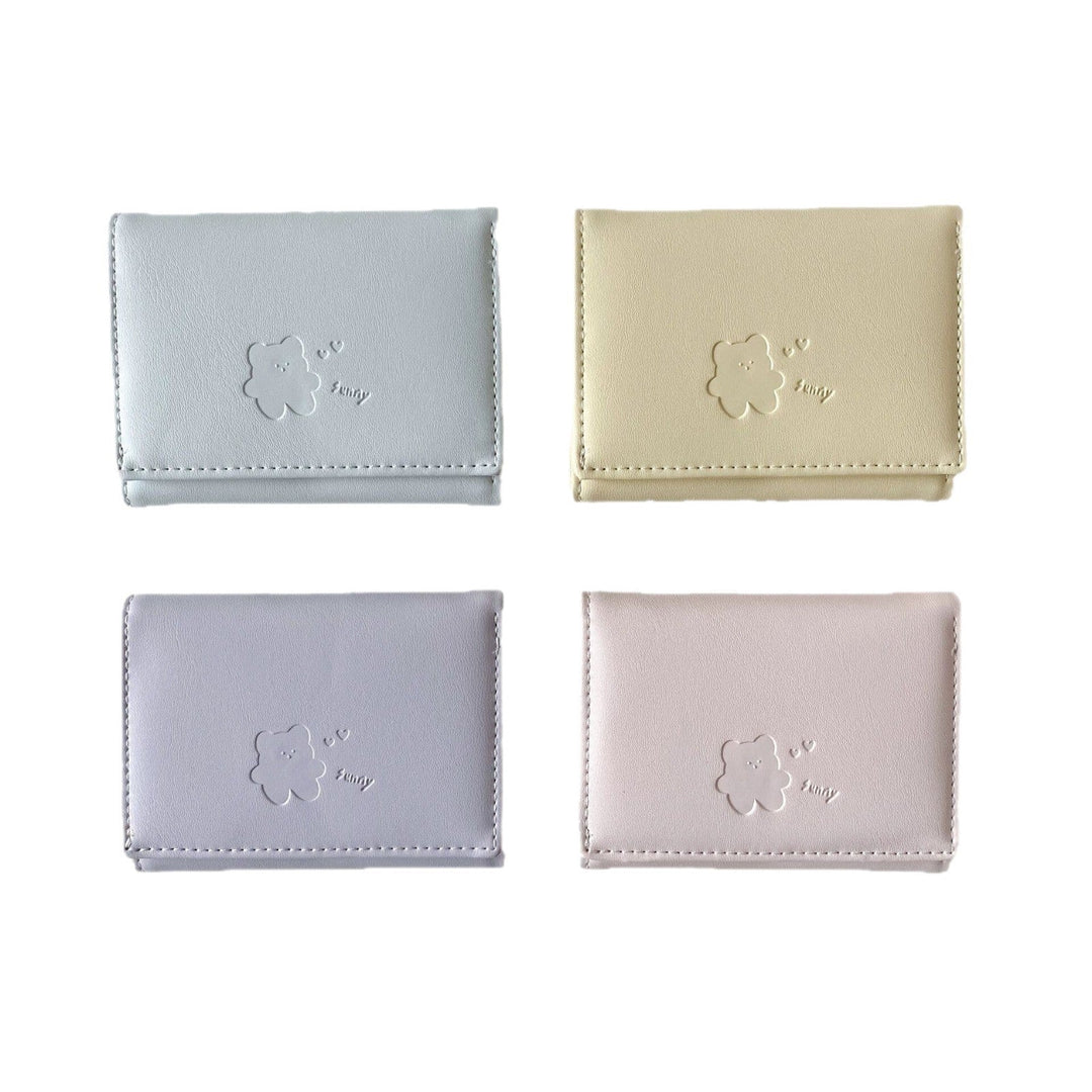 Cute Leather Tri-Fold Wallet Kalsten