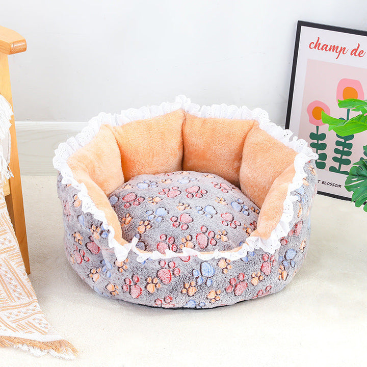Women's Cozy Pet Bed with Decorative Edge Kalsten
