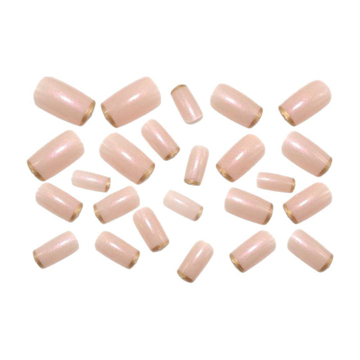 Artificial nails with elegant golden French tip Kalsten
