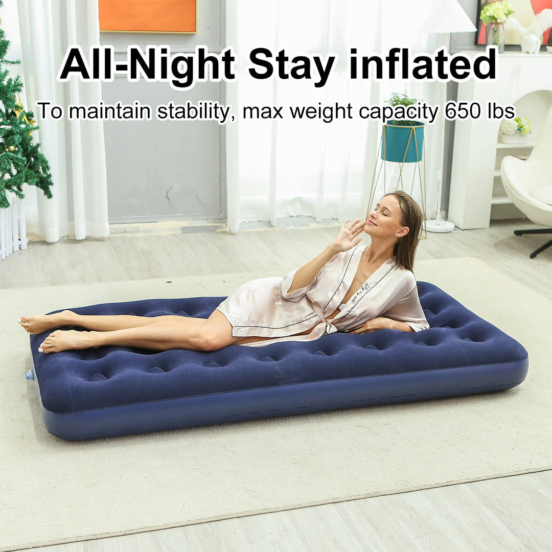 Ladies Inflatable Luxury Air Mattress with Soft Velours Surface Kalsten