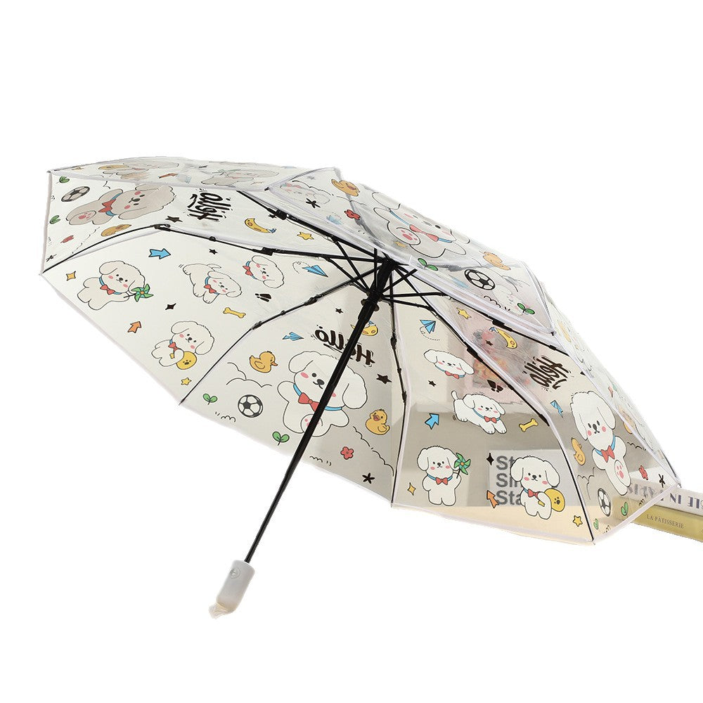 Women Pet Motif Umbrella Kalsten