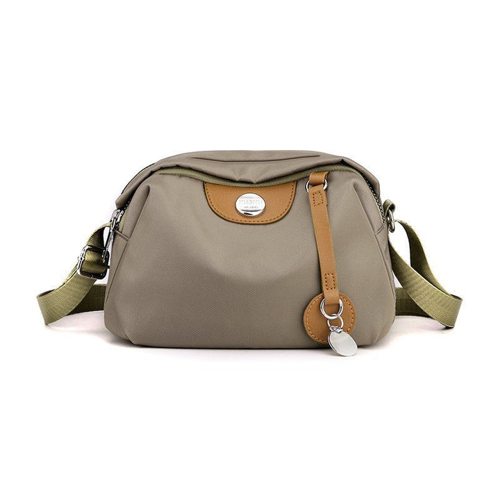Shoulder bag with adjustable shoulder strap and clear compartment system Kalsten